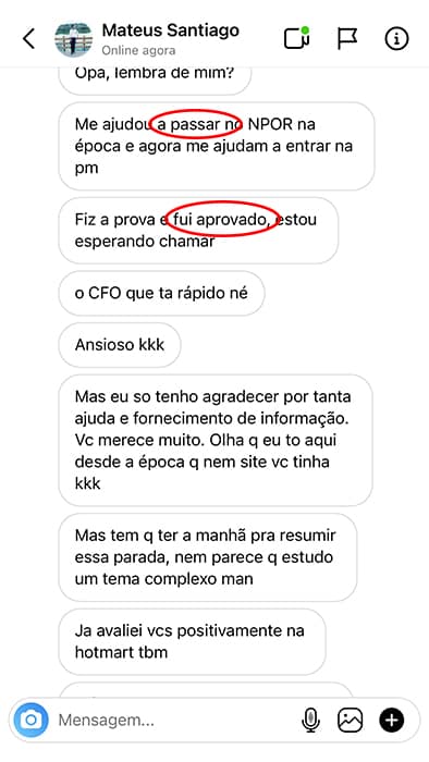 Prova Social Mateus